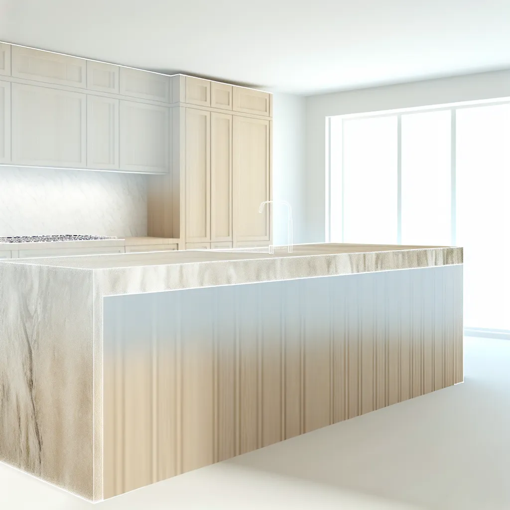 Elegant estate kitchen island